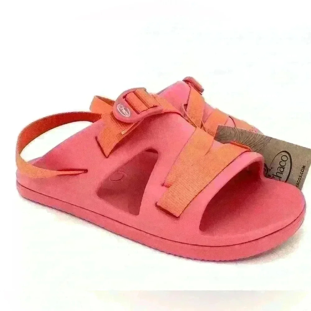 New Chaco Chillos Sports Beach Sandals Rose Kids Size 4